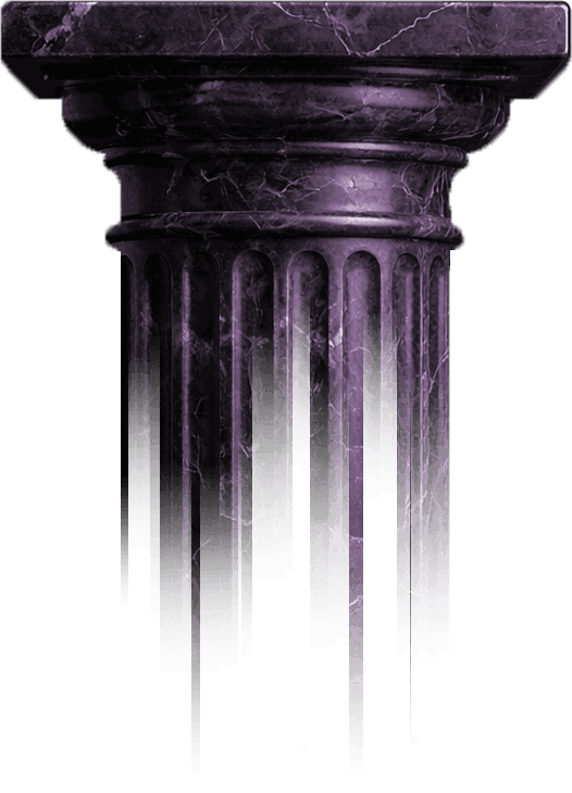 Decorative architectural column element